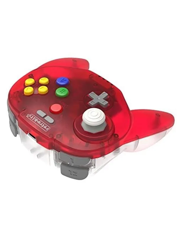 Retro-Bit Tribute 64 2.4G Red - Wireless Controller - Nintendo 64