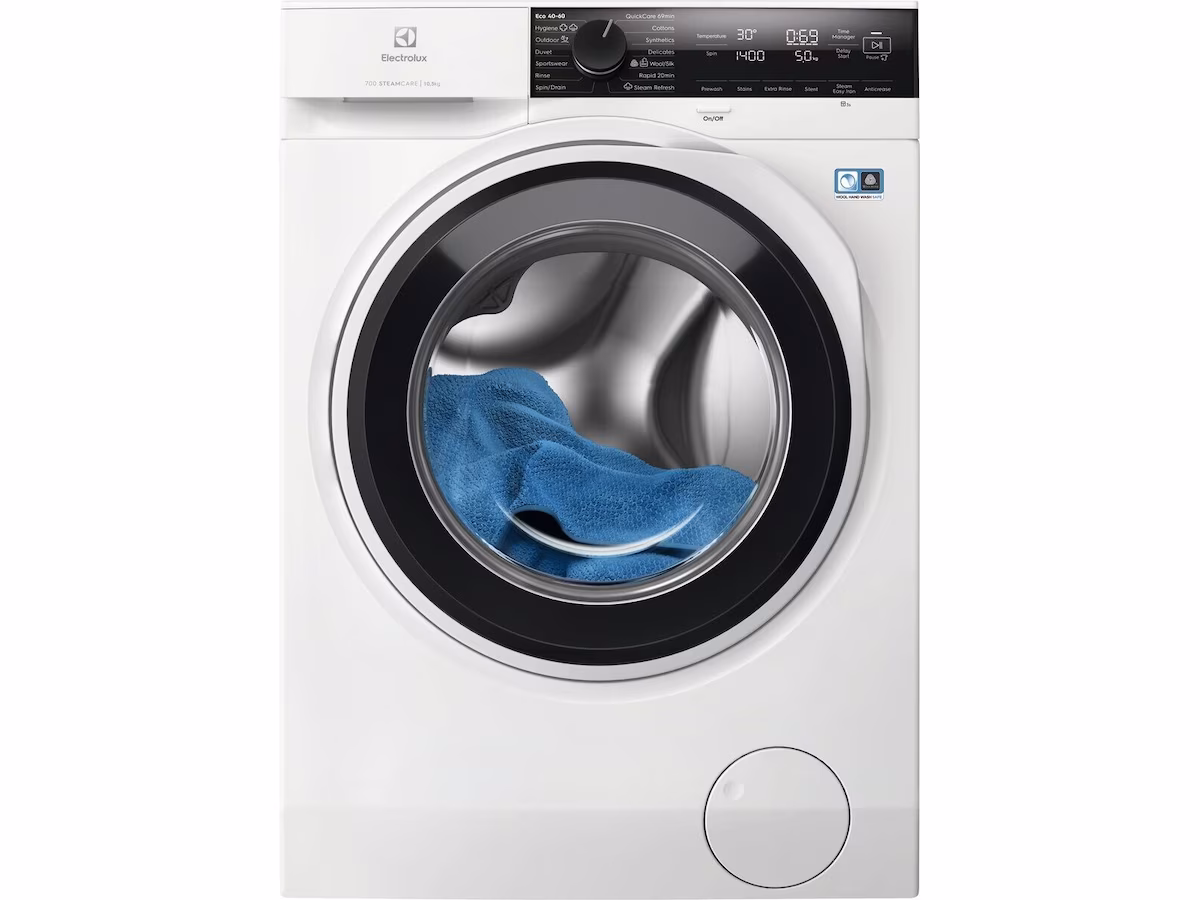 Electrolux 700 SteamCare 10.5 kg Vaskemaskin (hvit)