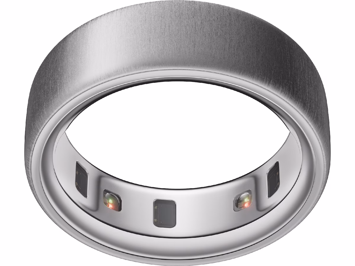 Oura Ring 4 Smart Ring str. 12 (børstet sølv)