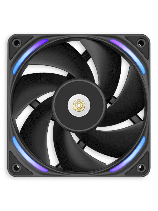 NZXT F120X Performance Fan - Kabinettvifte - 120mm - Svart med RGB LED-lys - 41 dBA