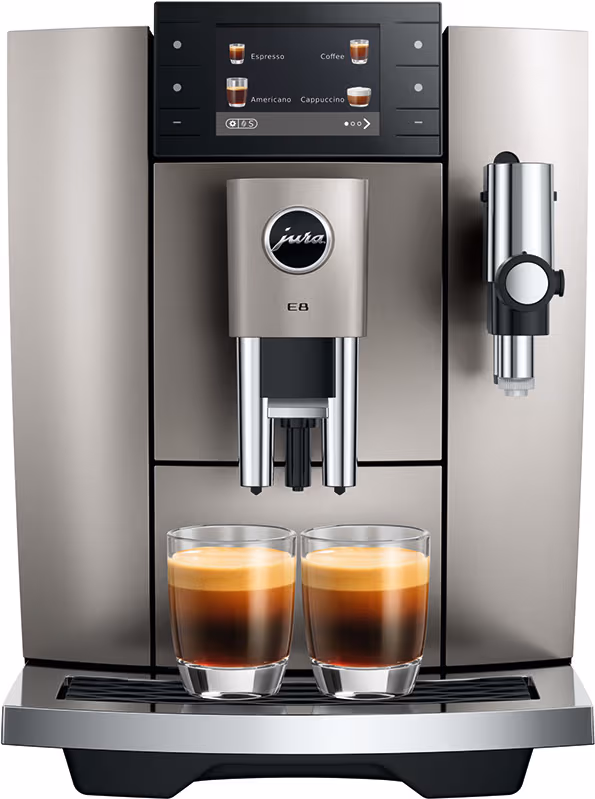 Jura E kaffemaskin 15712 (Midnight Silver)