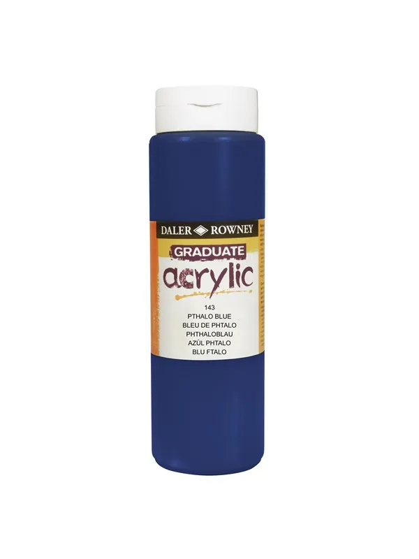 Daler-Rowney Graduate Acrylic 500 ml Phthalo Blue