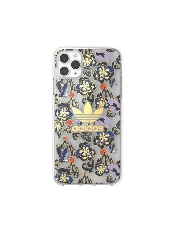 Adidas OR Clear Case CNY AOP Case for iPhone 11 Pro Max - Gold