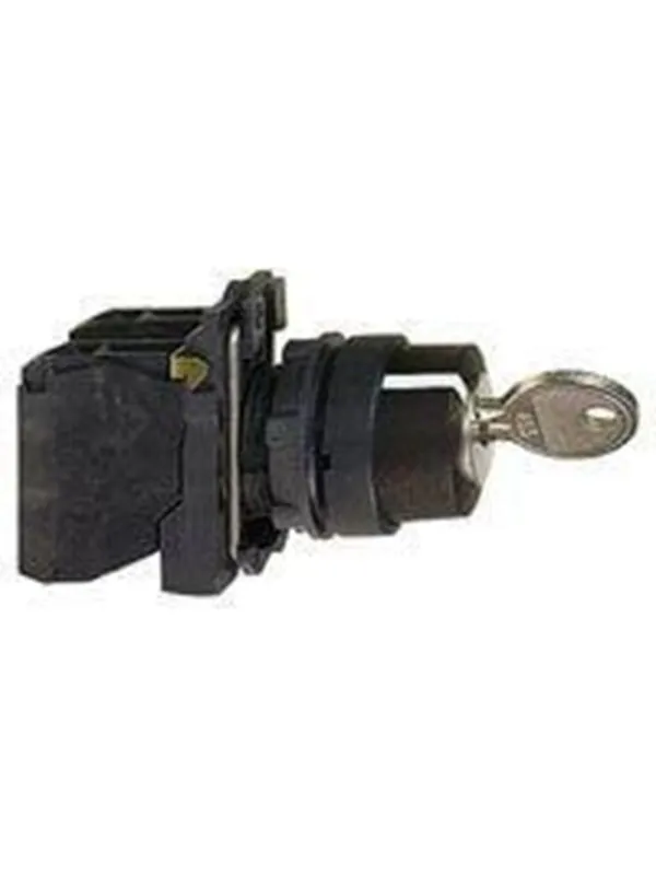 Schneider Electric Harmony key switch complete with 2 positions and spring retu