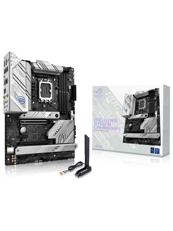 ASUS ROG STRIX B760-A GAMING WIFI (V2) Hovedkort - Intel B760 - Intel LGA1700 socket - DDR5 RAM - ATX