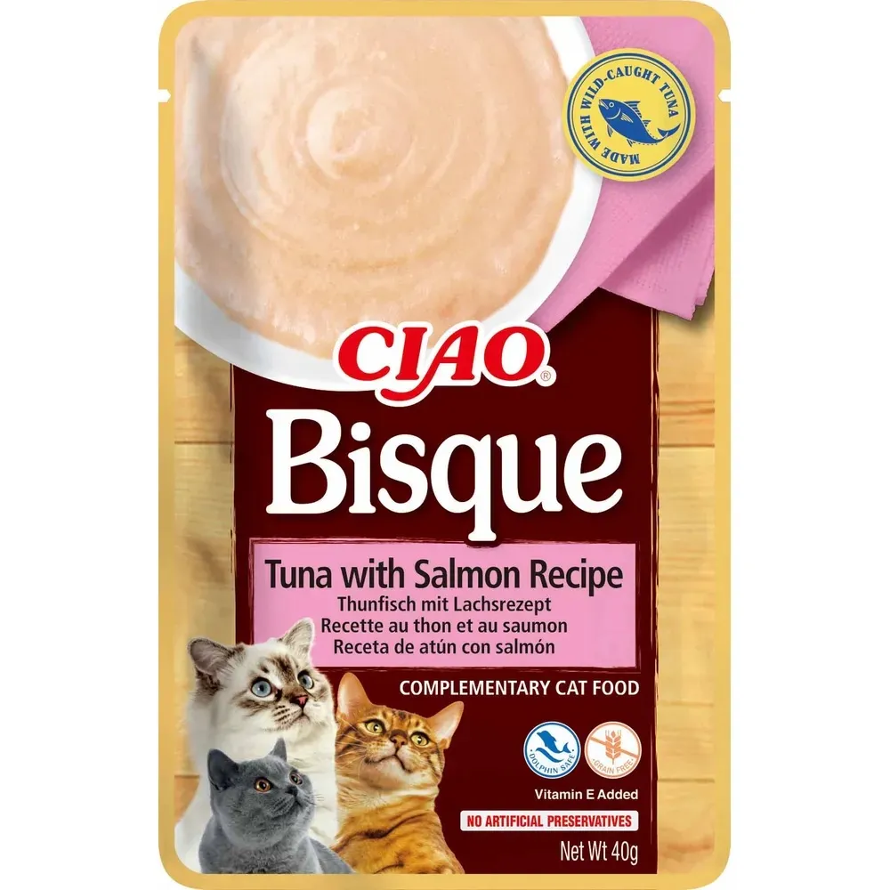 Inaba våtfòr katt - Ciao Bisque tunfisk og laks