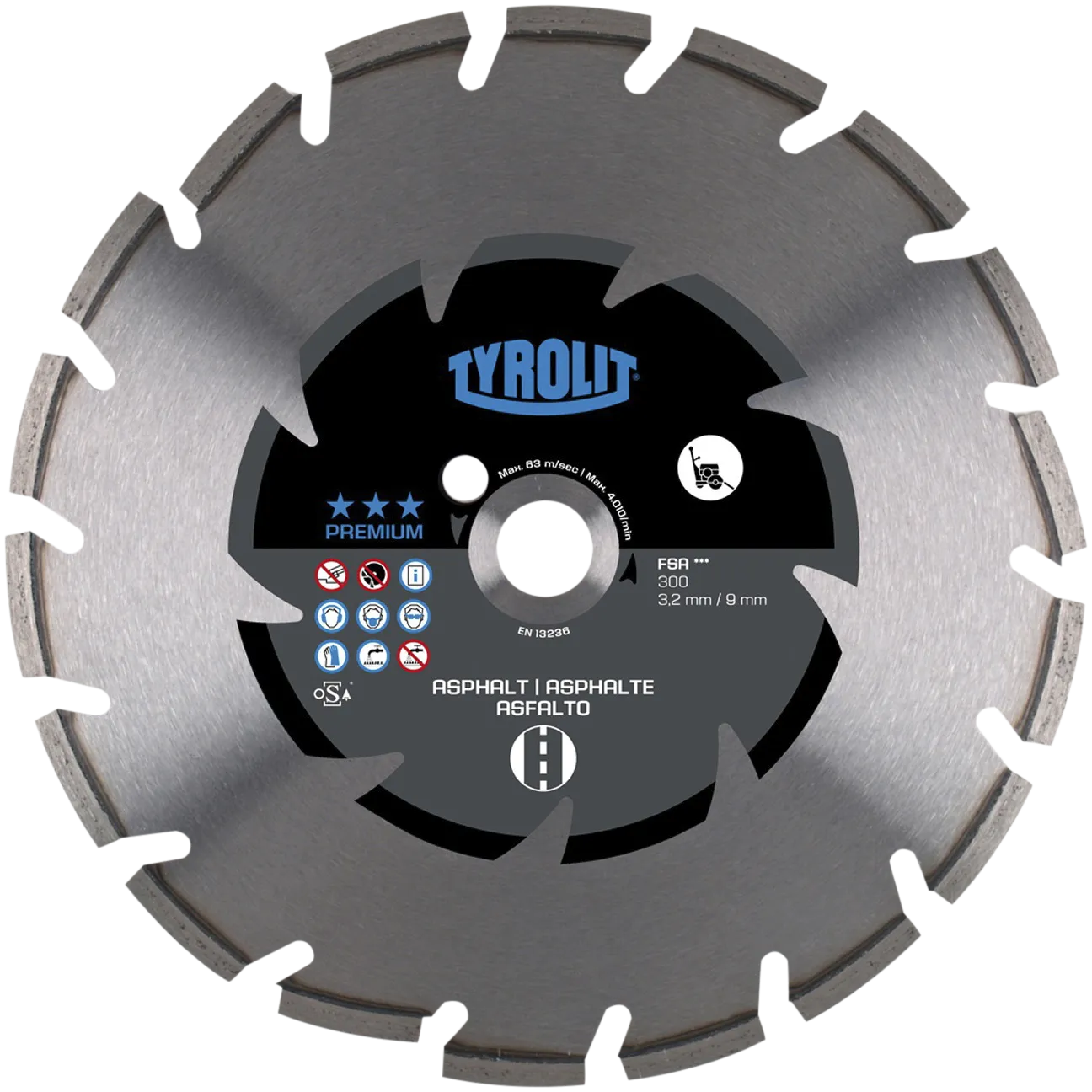 Diamantskive Premium C7SW ø350×3,2×25,4
