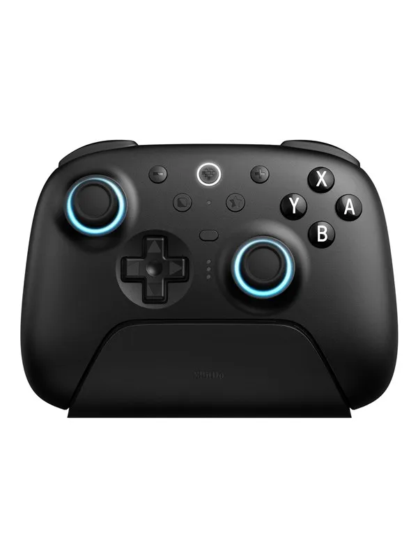 8BitDo Ultimate 2 Bluetooth - TMR - RGB - Black - Nintendo Switch 1 & 2 - Wireless Controller - PC