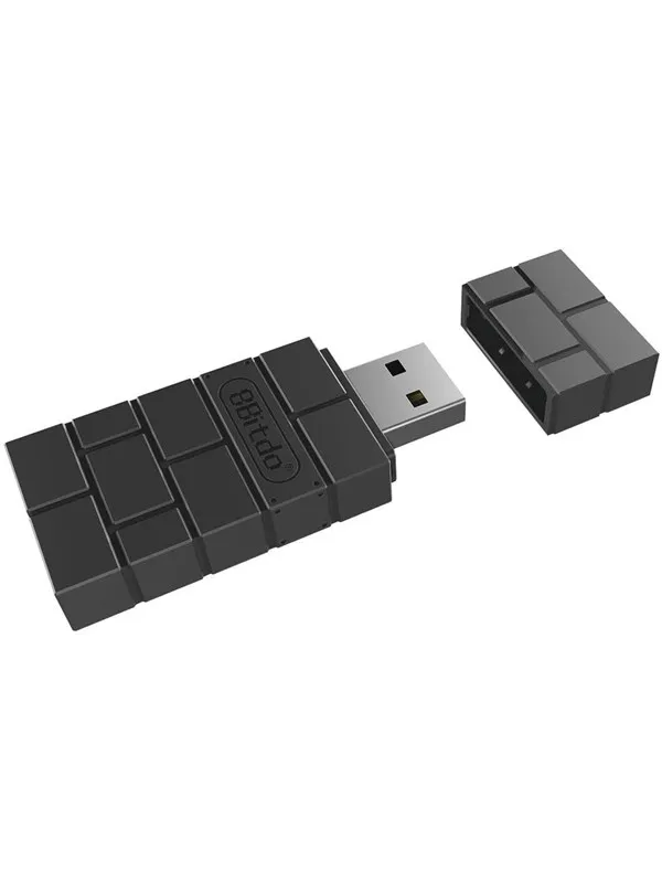 8BitDo USB Trådløs adapter 2 - Svart - Wireless Tilbehør til spillkonsoll - Android