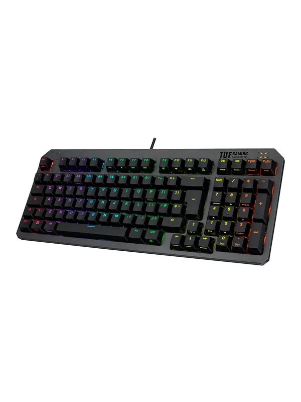 ASUS TUF Gaming K3 Gen II - Gamingtastatur - Nordisk - Svart