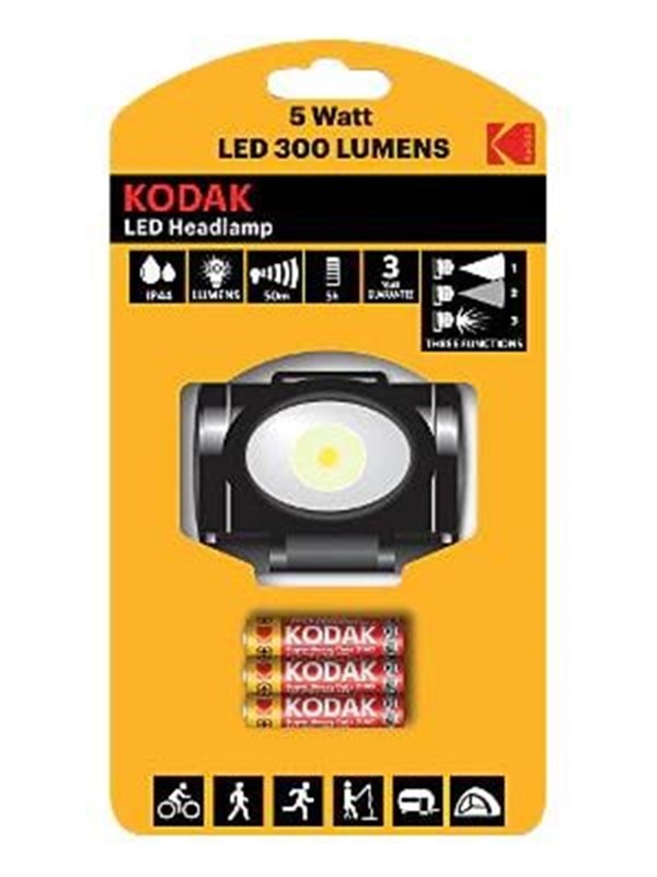 KODAK LED Headlamp 300 Lumen