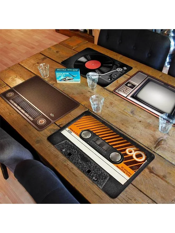 Mikamax Retro Placemats - Set of 4
