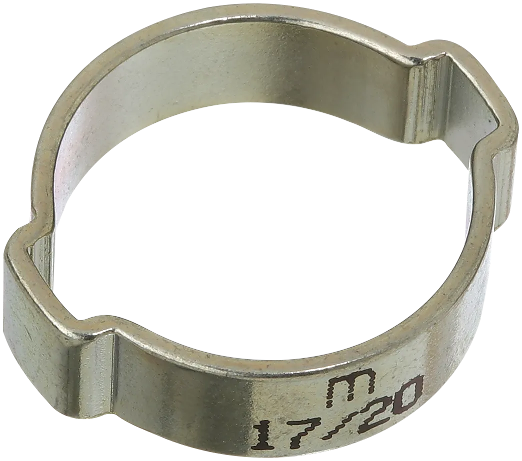 Øreklemme med 2 ører galv. 7-9 mm