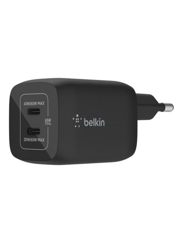 Belkin BOOST CHARGE PRO power adapter - PPS technology - 24 pin USB-C - 65 Watt