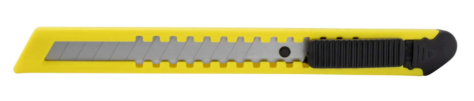 Kniv med 9 mm knivblad og automatisk lås