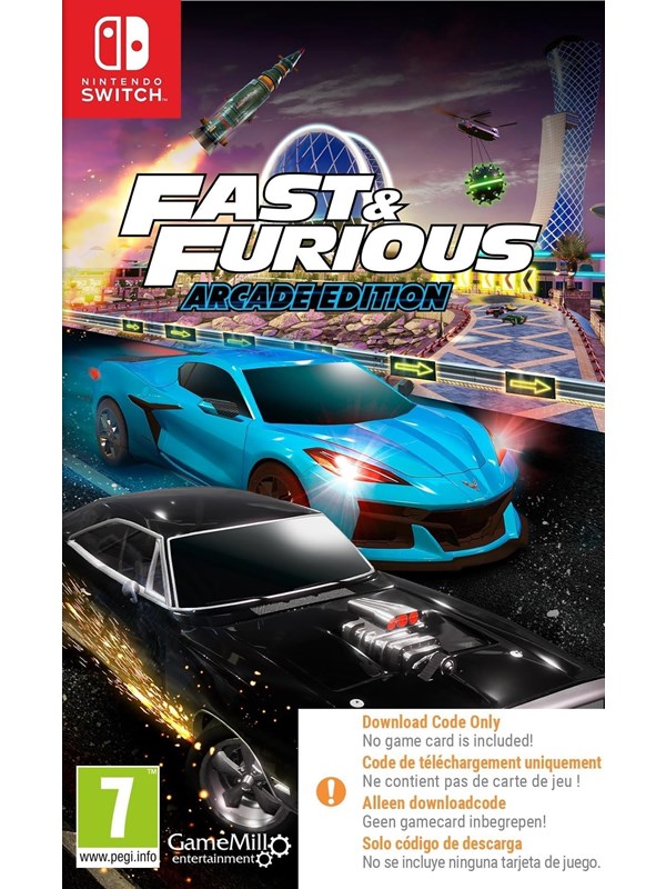 Fast & Furious: Arcade Edition (Code in a Box) - Nintendo Switch - Racing