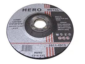 HERO Slipeplater metall 7,0 x 125 mm