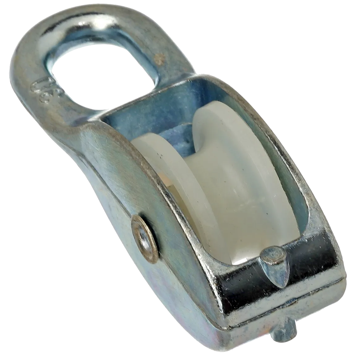 Taljeblokk galvanisert m/1 hjul 6×20mm