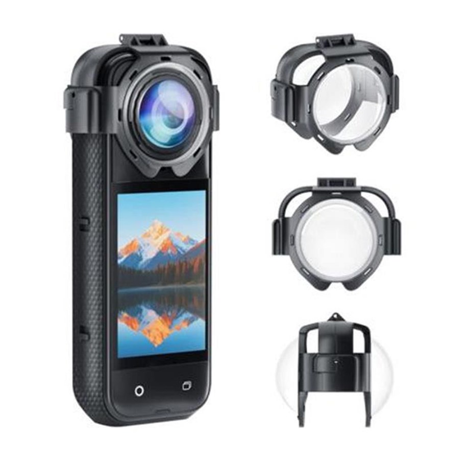 Puluz Lens Covers Snap‑On – Insta360 X5