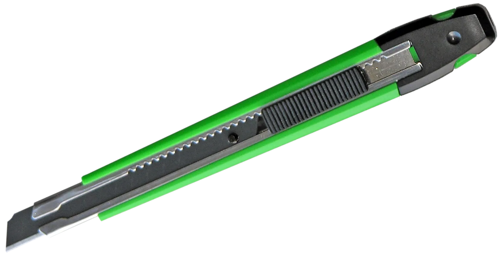 DJ TOOLS kniv med skyvelås, 9mm sort knekk-av blad