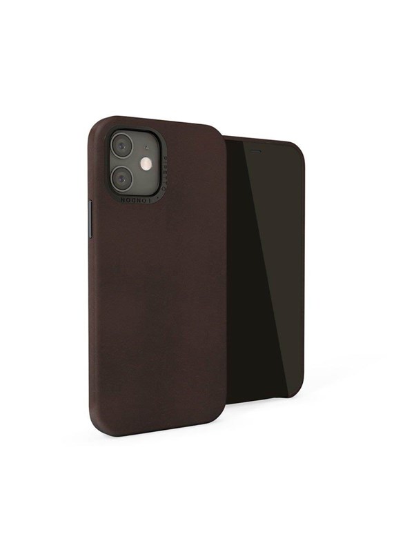Pipetto Magnetic Leather Case for iPhone 12 mini - with magnetic holder