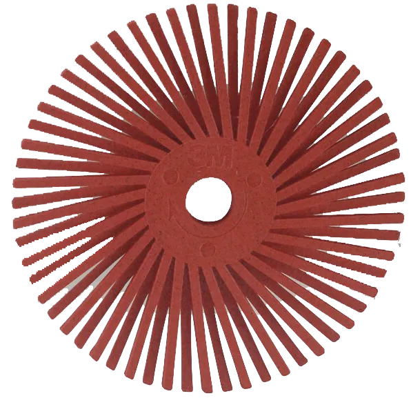 Bristle radialbørste RB-ZB type C P220 rød 19mm
