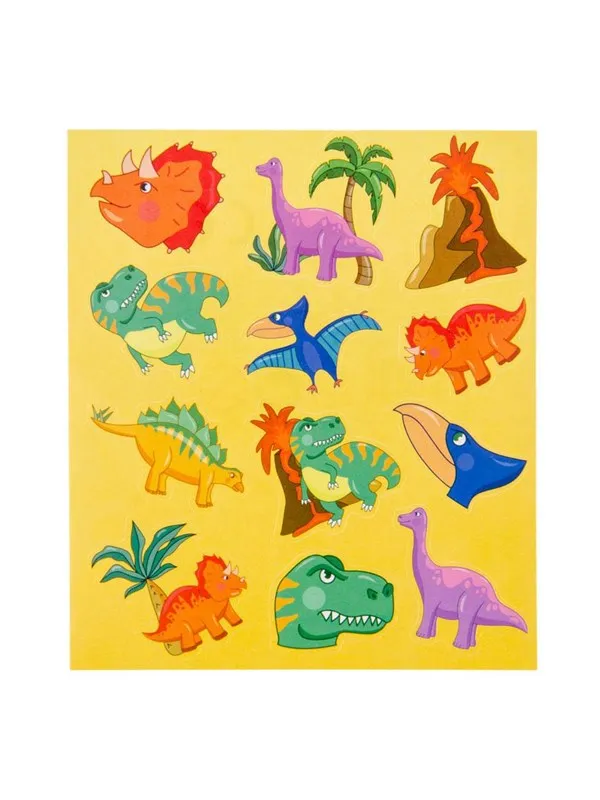 LG-Imports Sticker sheet Dinosaur 12 pcs.