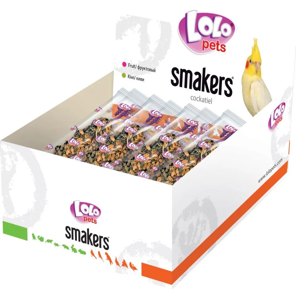 Lolo Pets Frøstang med Frukt for Parakitter