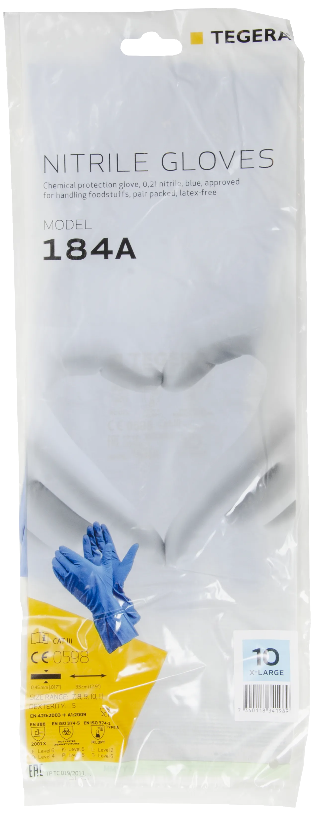Tegera allround nitrilhanske 184A-9