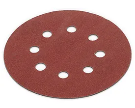 Borrelås sandpapir Ø 125 mm - korn 240