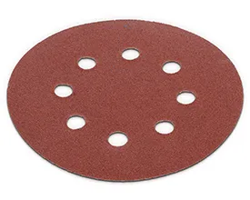 Borrelås sandpapir Ø 125 mm - korn 80