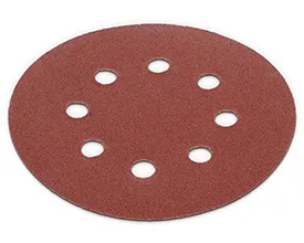 Borrelås sandpapir Ø 125 mm - korn 120