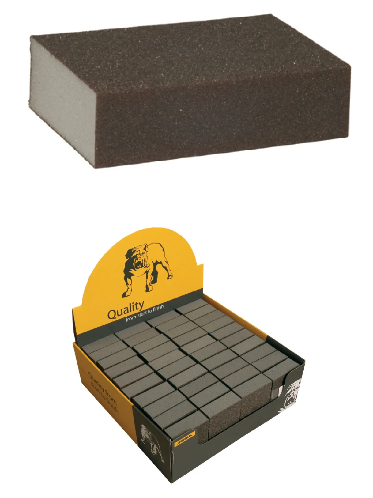 Mirka slipevamp 100 x 70 x 28 mm, p60/100, 40 stk./pk.
