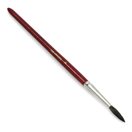 Akvarelpensel, Ø4mm,180 mm, Rød