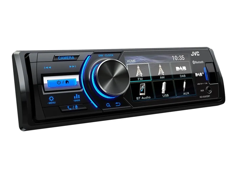 JVC KD-X561DBT - digital receiver - display 3" - in-dash unit - Single-DIN