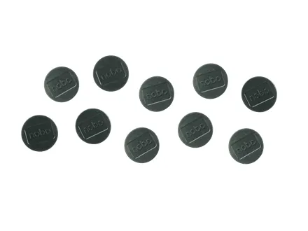 Nobo  Whiteboard magneter 38 mm, styrke 2,5 kg, pakke med 10 stk. Sort