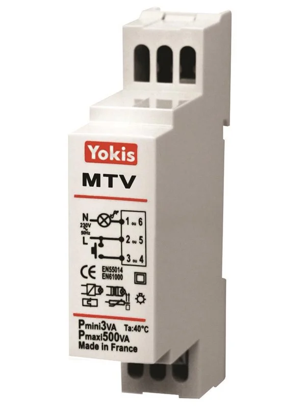 Urmet Mtv500m din rail mounted electronic dimmer with timer