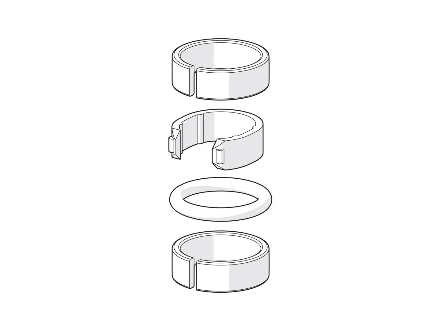 Oras sealing set for high spout 159499