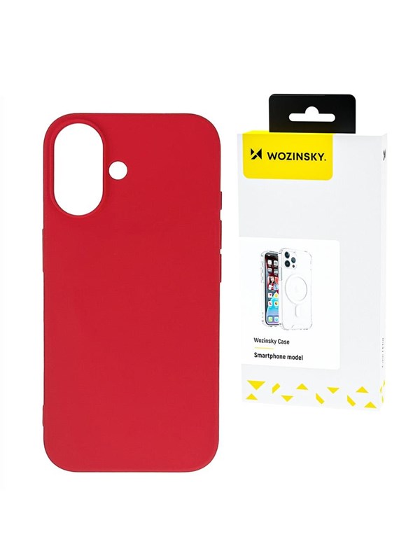 Wozinsky Silicone Case for Samsung Galaxy S25+ - Red