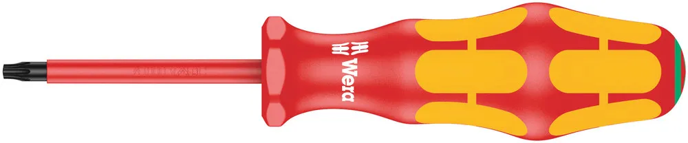 Wera 167 i vde insulated screwdriver for torx® screws tx 20 x 80
