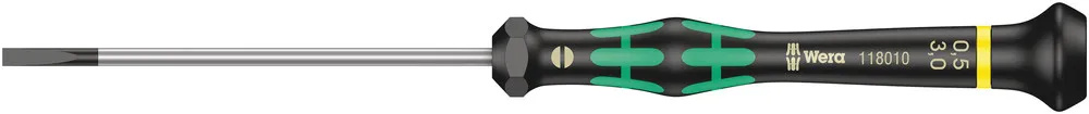 Wera 2035 screwdriver for slotted screws for electronic applicati
