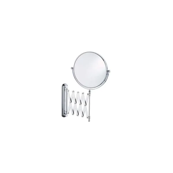 UNIQ Wall Scissor Arm Mirror with 5x Magnification Silver