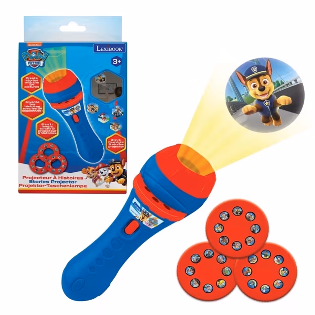 Lexibook Paw Patrol Stories projector and torch light