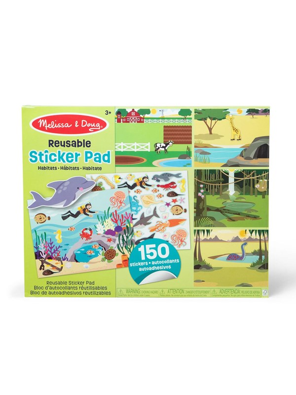 Melissa & Doug Reusable Sticker Pad Habitats