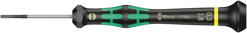 Wera 2035 Screwdriver for slotted screws for electronic applications 0.30 x 1.8 x 40 mm