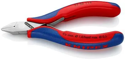 KNIPEX Elektronikk-sidekutter, Med gjennomstukket ledd