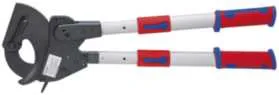 KNIPEX Kabelkutter, (Skralleprinsipp), med teleskopskaft