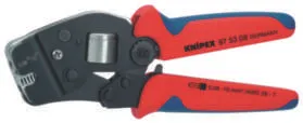 KNIPEX Selvjusterende presstenger for endehylser, For front mating