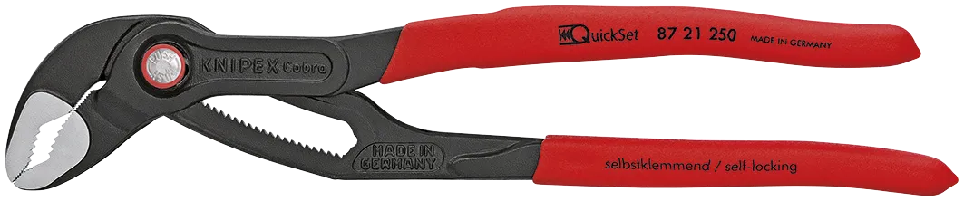 KNIPEX Cobra® QuickSet, Hightech-vannpumpetenger