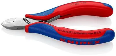 KNIPEX Elektronikk-sidekutter, Med gjennomstukket ledd